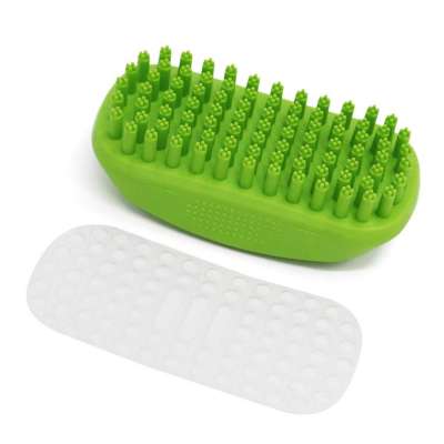 Pet Massage Bath Shampoo Brush for Long & Short Hair Medium Large Pets Dogs Cats Mouses Rabbits, Anti-Skid Pet Grooming