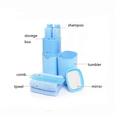 Easy Travel Beauty Wash Toilet Cup Organizer  shampoo set tooth cleaning set