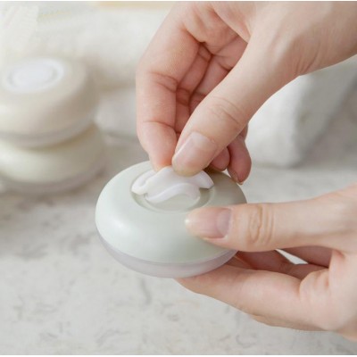 Small Size Outing Portable Mini Silicone Travel Cosmetic Shampoo Gel Packaging Jar box