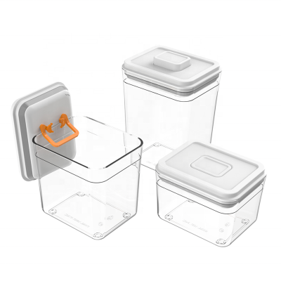 Different Sizes AS ABS Plastic Airtight Food Milk Powder Pop Storage Container, Dry Food Air Tight Storages Container