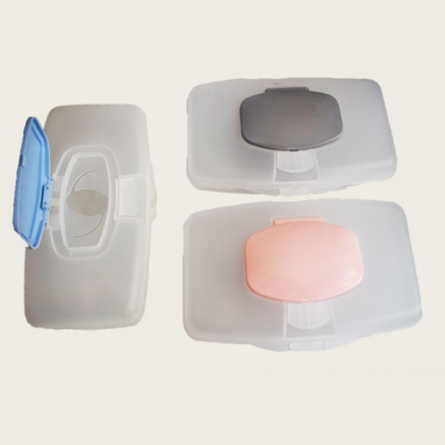 OEM ODM manufacturer high quality transparent small plastic pp wet tissue wipe box, case